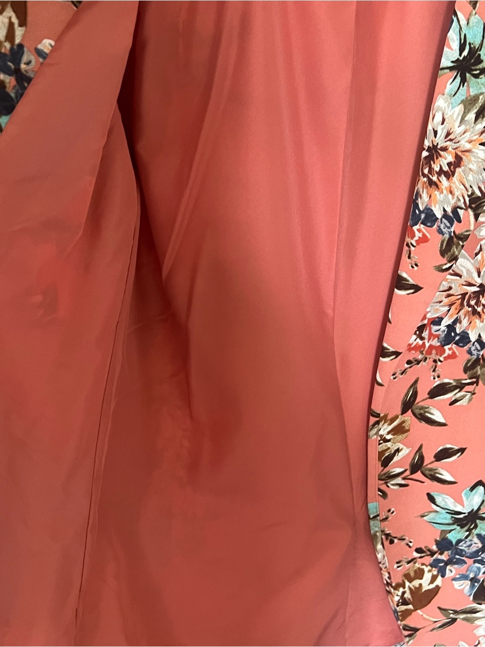 Orange Floral Blazer Jacket by Cynthia Rowley - Picture 7 of 7